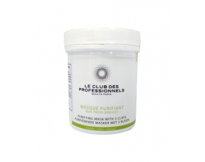 Purifying mask with 3 clays